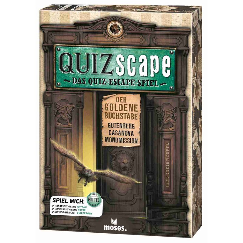 QUIZscape Teil 2 - Der goldene Buchstabe - Schachtel