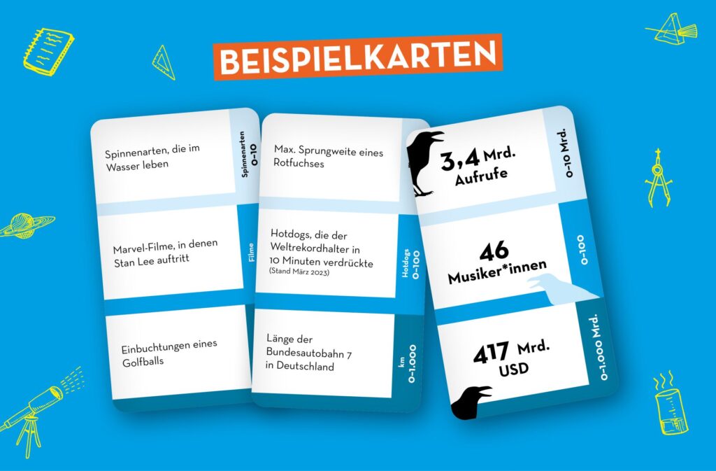 Schlau wie ein Rabe - Beispielkarten